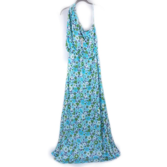 **Store CLOSING SALE** Tucker One Shoulder Maxi Dress Silk Dillon's - Picture 3 of 8